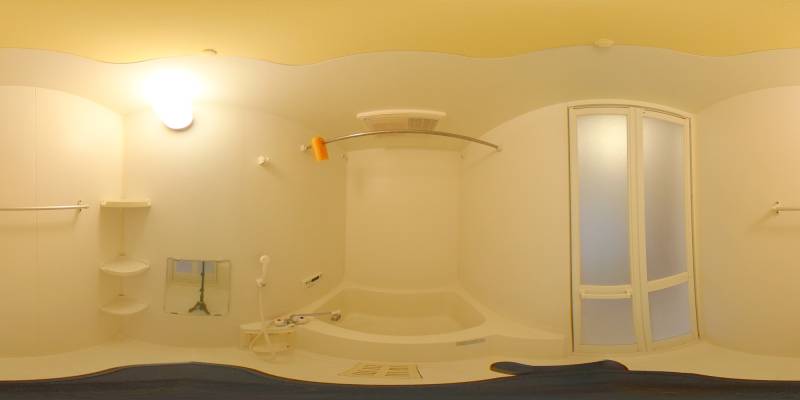 パノラマ画像バスルーム