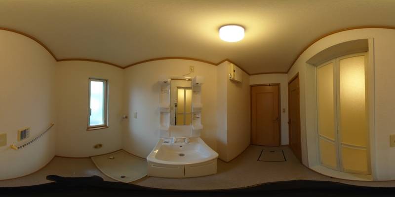 パノラマ画像洗面所