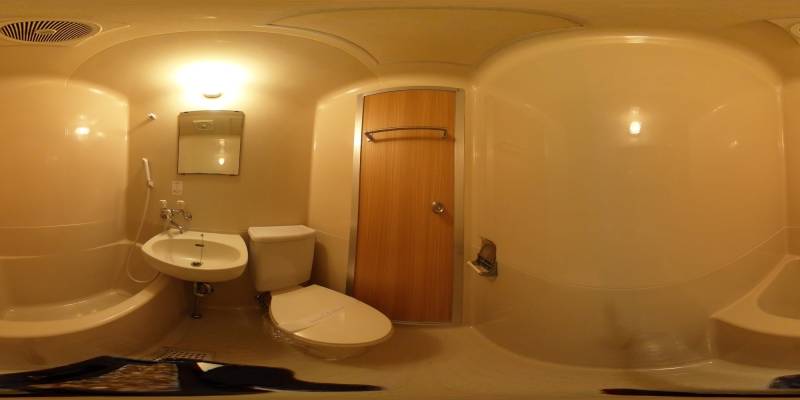 パノラマ画像バスルーム