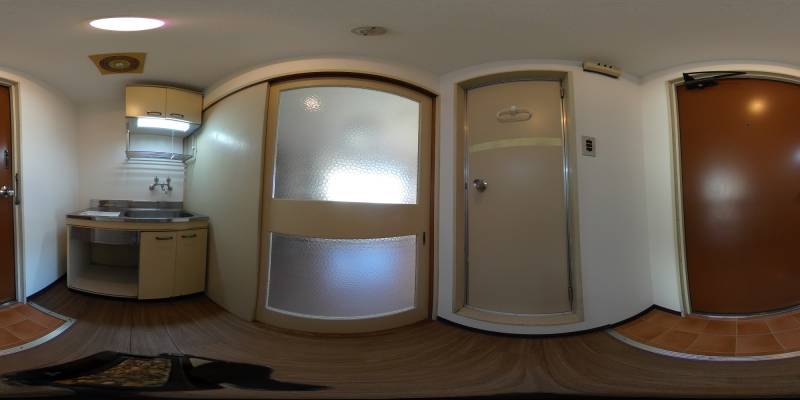 パノラマ画像キッチン