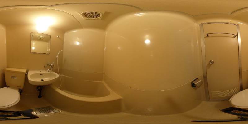 パノラマ画像バスルーム