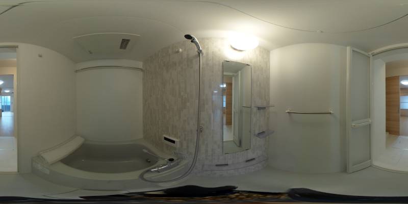 パノラマ画像バスルーム