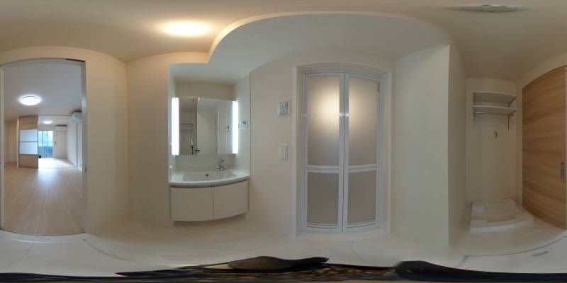 パノラマ画像洗面所