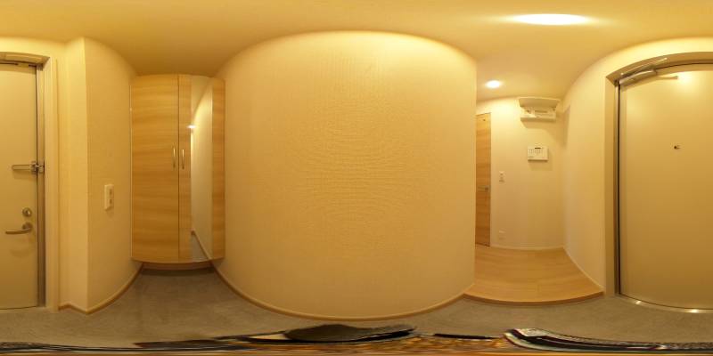 パノラマ画像玄関