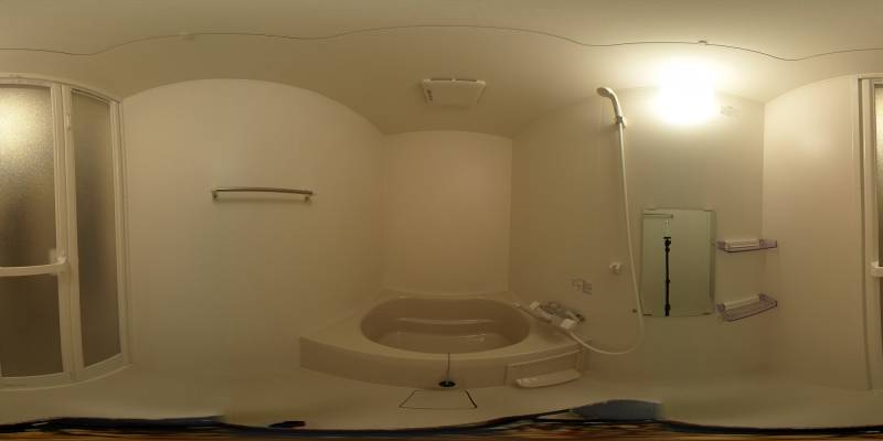 パノラマ画像バスルーム