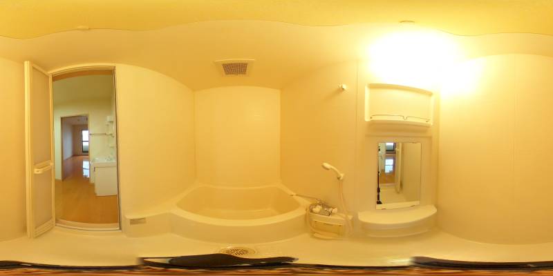 パノラマ画像バスルーム