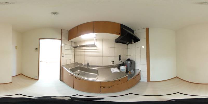 パノラマ画像キッチン