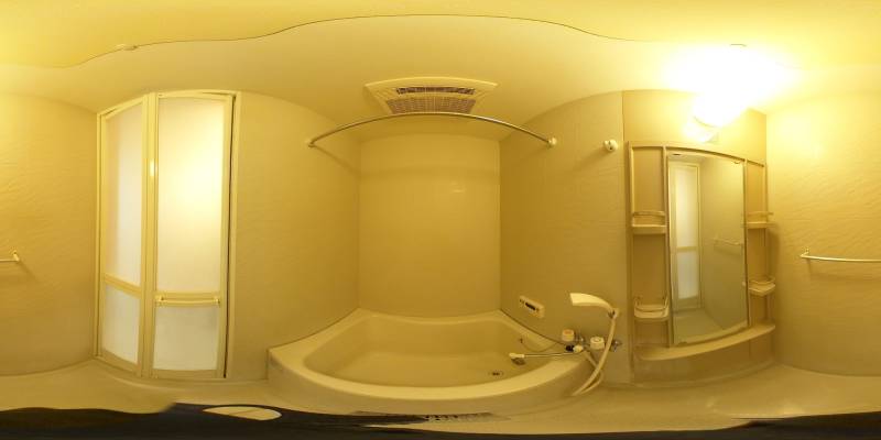 パノラマ画像バスルーム