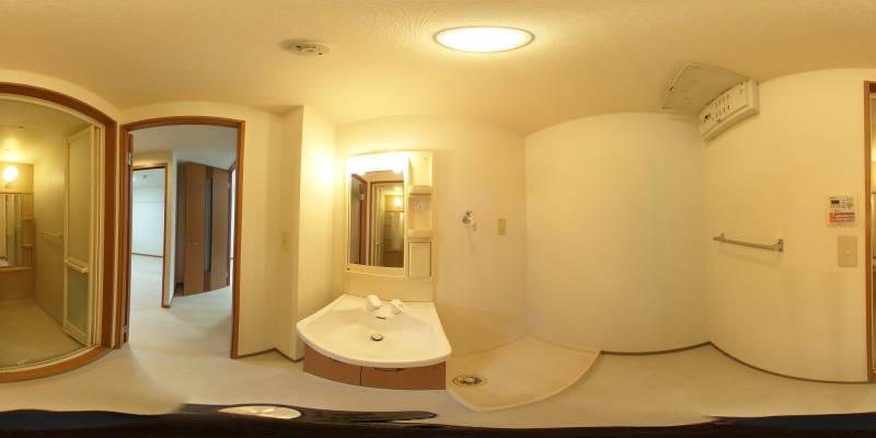 パノラマ画像洗面所