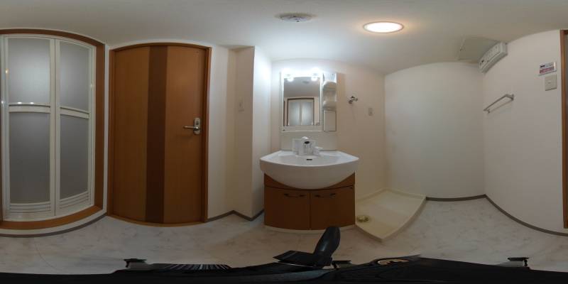 パノラマ画像洗面所