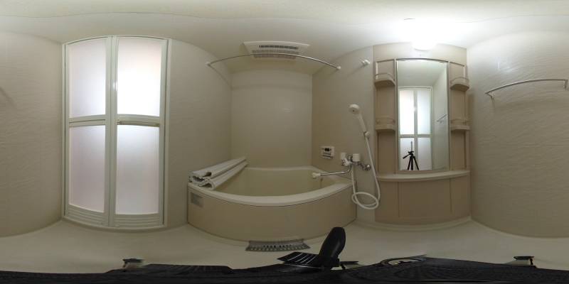 パノラマ画像バスルーム