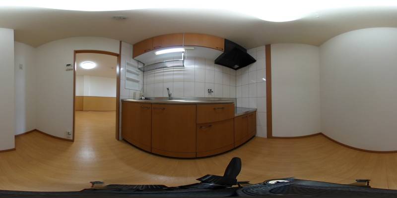 パノラマ画像キッチン