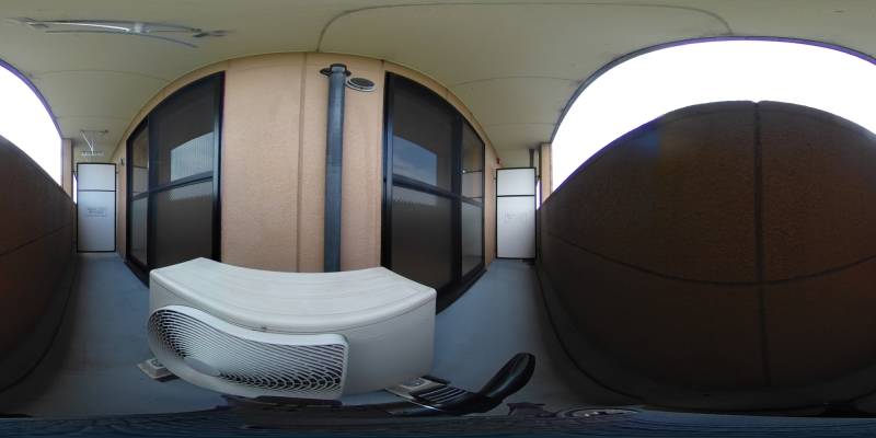 パノラマ画像バルコニー