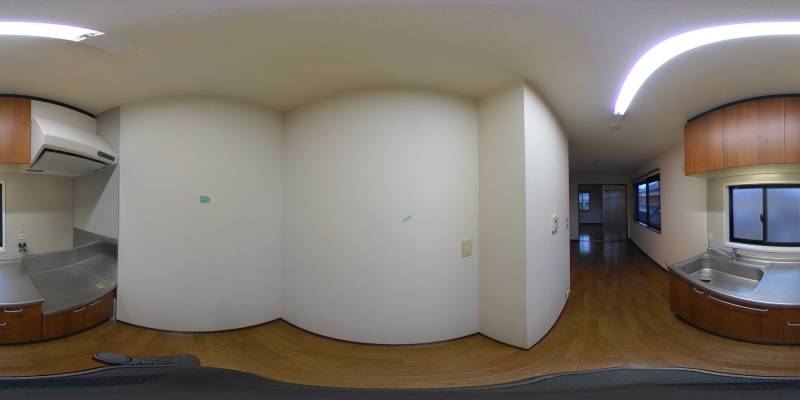 パノラマ画像キッチン