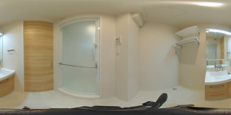 パノラマ画像洗面所