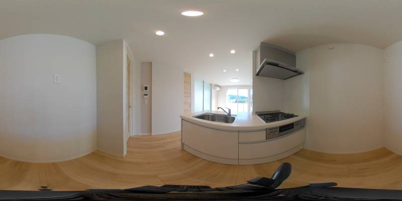 パノラマ画像キッチン