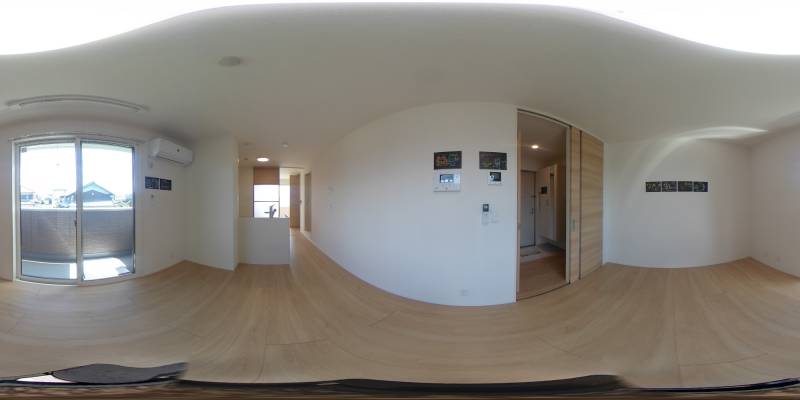 パノラマ画像リビング