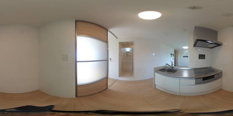 パノラマ画像キッチン