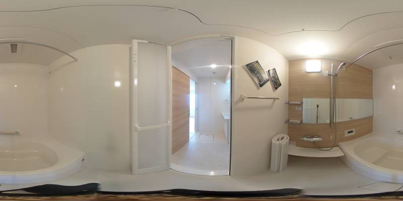 パノラマ画像バスルーム