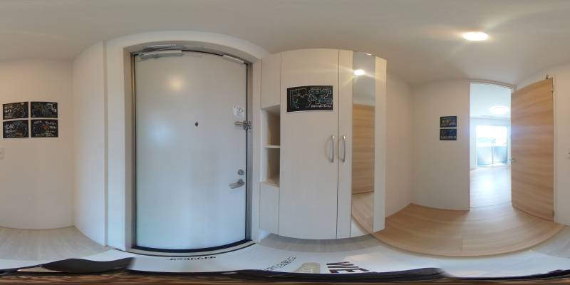 パノラマ画像玄関