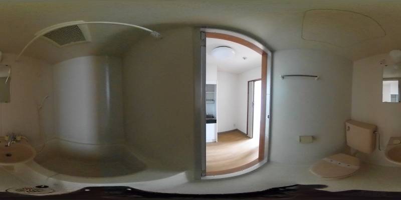 パノラマ画像洗面所