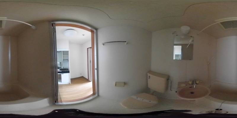 パノラマ画像バスルーム