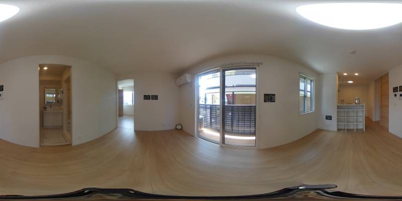 パノラマ画像リビング