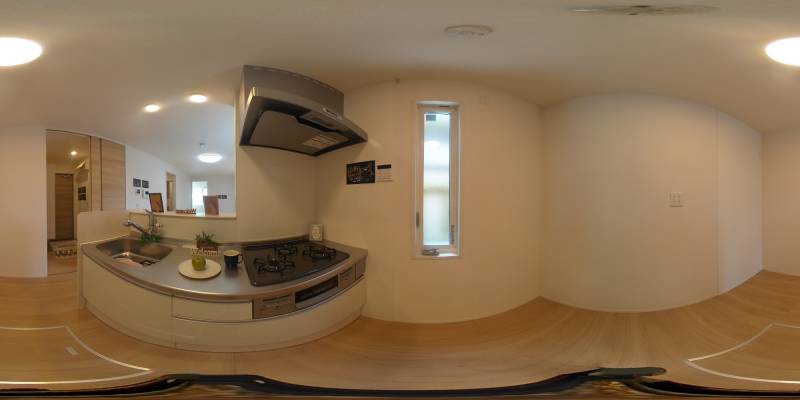 パノラマ画像キッチン