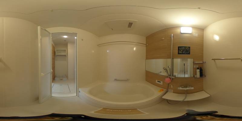 パノラマ画像バスルーム