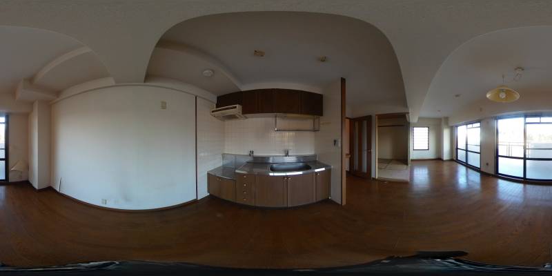 パノラマ画像キッチン