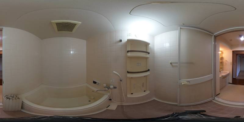 パノラマ画像バスルーム