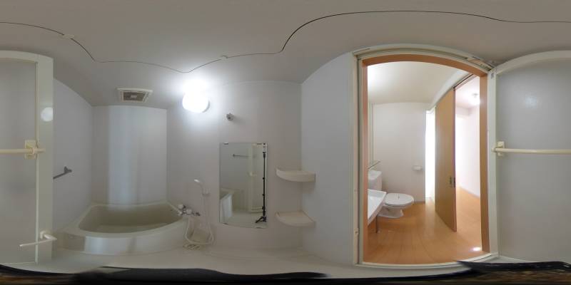 パノラマ画像バスルーム