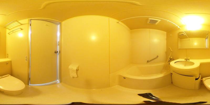 パノラマ画像バスルーム