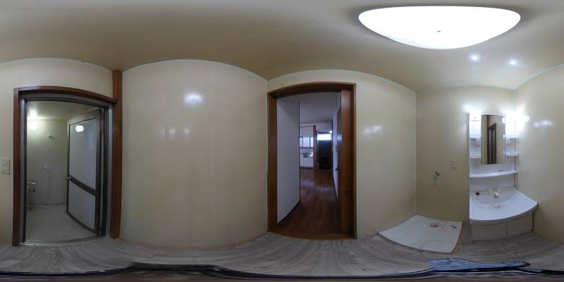 パノラマ画像洗面所