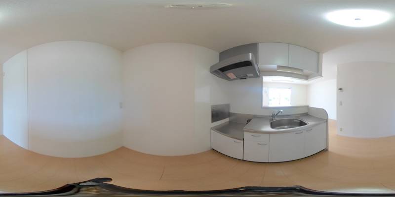 パノラマ画像キッチン