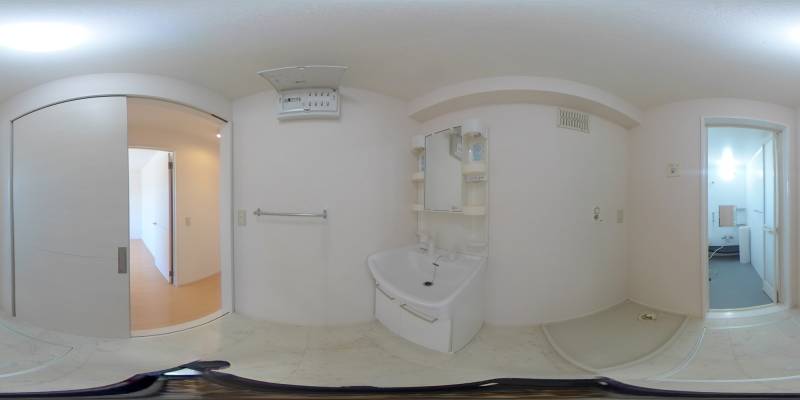 パノラマ画像洗面所