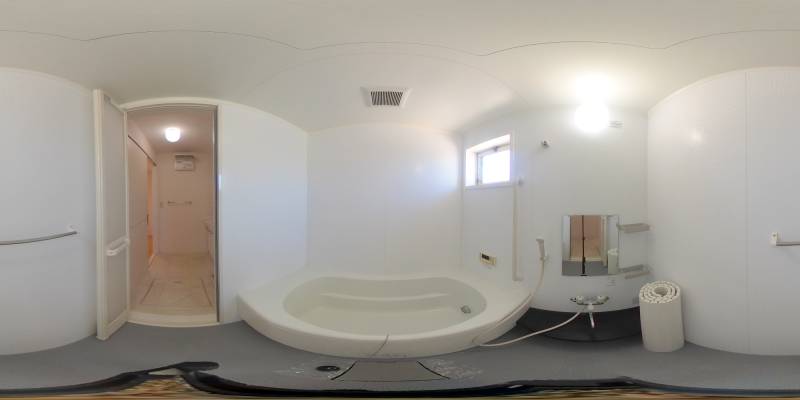 パノラマ画像バスルーム