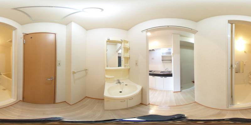 パノラマ画像洗面所