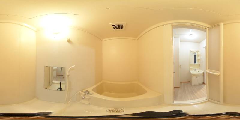 パノラマ画像バスルーム