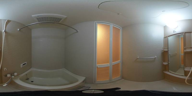 パノラマ画像バスルーム