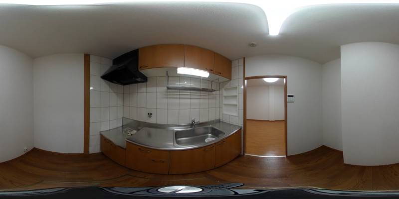 パノラマ画像キッチン