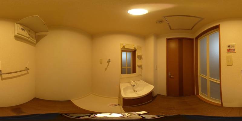 パノラマ画像洗面所