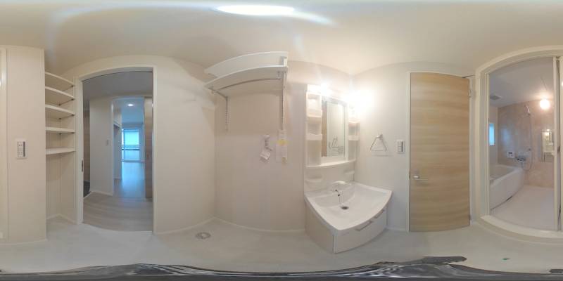 パノラマ画像洗面所