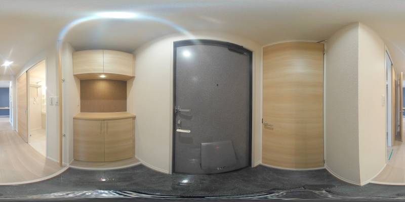 パノラマ画像玄関