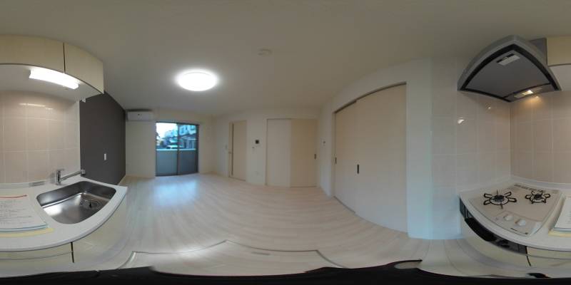 パノラマ画像キッチン