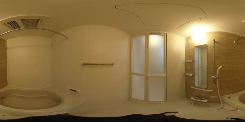 パノラマ画像バスルーム