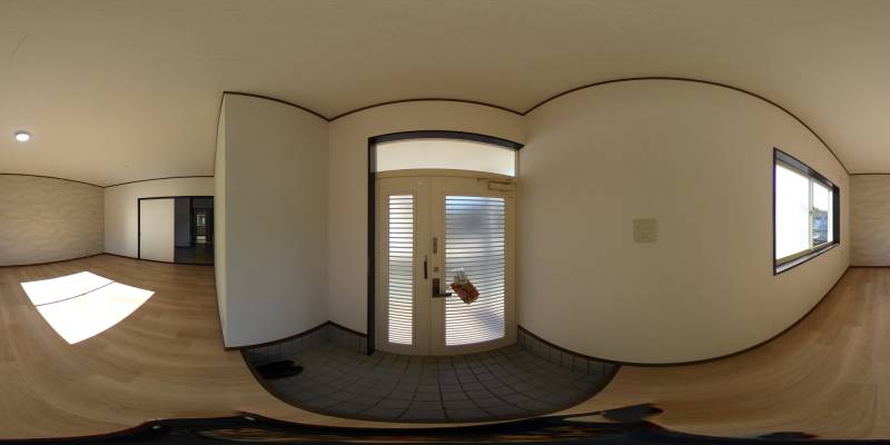 パノラマ画像玄関