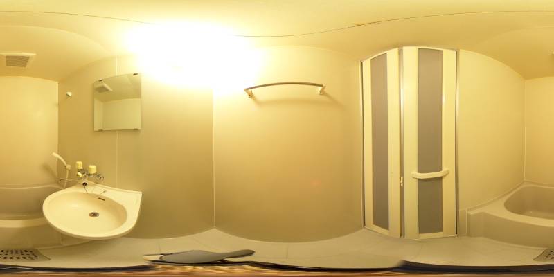 パノラマ画像バスルーム