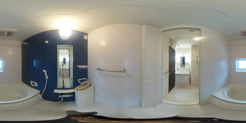 パノラマ画像バスルーム