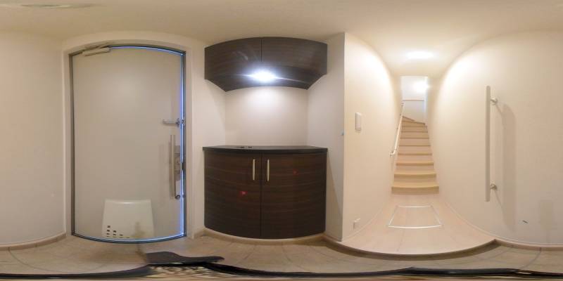 パノラマ画像玄関